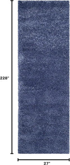 SAFAVIEH California Shag Collection Runner Rug - Image 3
