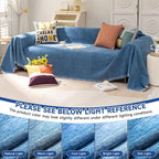 VClife Modern Blue Couch Cover for Dog, Washable Sofa Cover - Image 5