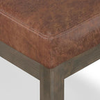 SIMPLIHOME Milltown Small Ottoman Bench - Image 7