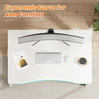 Huuger Folding Desk for Small Spaces, 31.5 Inch Foldable Computer Table - Image 5