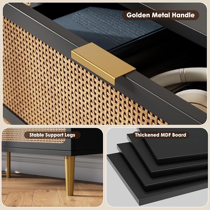 GarveeHome Rattan 8 Drawer Dressers - Image 8