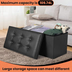 COSYLAND Ottoman Bench with Storage - Image 4