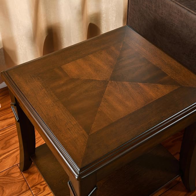 PADMA HOUSE Solid Wood End Table - Image 5