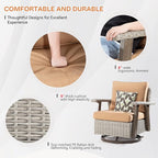 Joyside Patio Chair with Side Table - Image 4