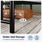 Allewie 14 Inch Twin Size Metal Platform Bed Frame - Image 6
