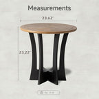COZAYH Farmhouse Round End Table X 2P - Image 3