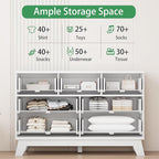 Xixini Fluted Dresser for Bedroom - Image 3