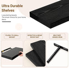 48 Inch Floating Shelves, 12 Inch Deep Floating Shelves - Image 5