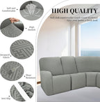 100% Waterproof Sectional Recliner Couch Covers - Image 5