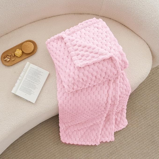 BEDELITE Throw Blanket for Couch, Soft Cozy Gifts for Women, Cherry Blossom | - Image 6