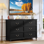 Joaxswe Farmhouse 6 Drawers Dresser - Image 8