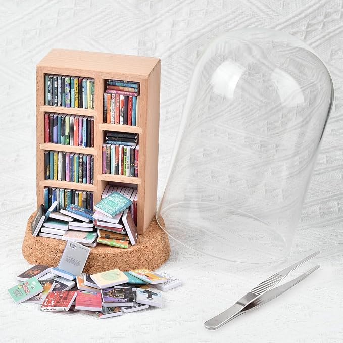 Anxiety Bookshelf, Miniature Bookcase, Mini Bookshelves - Image 9