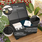 Rattaner Patio Furniture Set 5 Pieces Outdoor Furniture Sets Patio Couch - Image 4