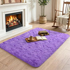 3x5 Purple Fluffy Soft Area Rug Non-Slip - Image 4