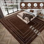 9x12 Area Rug Living Room Bedroom: Fluffy Plush Shag Carpet Brown | - Image 9