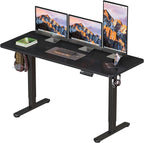 BIZUM Electric Standing Desk 60 x 24 Inch Computer Desk-Gaming Desk Black Home by Unknown