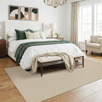 KOZYFLY Washable 5x7 Living Room Rug, Non Slip Woven Area Rugs, Braided Floor - Image 8