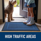 OLANLY Front Door Mat Outside 47x23, All-Season Heavy-Duty Rubber Doormat | - Image 6