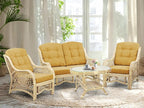 Malibu Lounge Living Accent Armchair Natural Rattan Wicker Handmade Design - Image 7