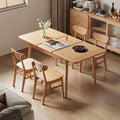 Muwuele Solid Wood Extendable Dining Table by Muwuele