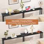 Keelian 63" Sofa Table Narrow Long - Image 6