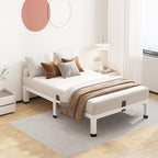 ROIL 7 Inch White Twin Bed Frame - Image 6