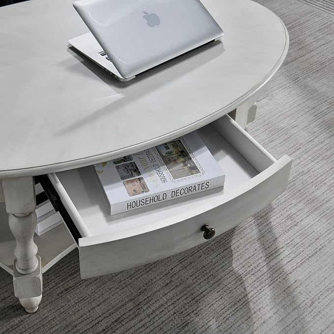 LEEMTORIG Oval Coffee Table - Image 4