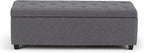 SIMPLIHOME Hamilton Storage Ottoman - Image 8