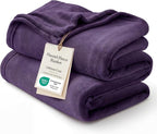 Bedsure GentleSoft Fleece Throw XL Blanket Purple by Unknown