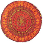 Mandala Floor Pillow Cover Meditation Cushion Seating Throw Hippie Round - Image 3