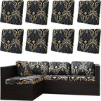 Outdoor Cushion Covers Set, Replacement by SUKAIKEQA