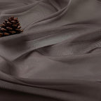 Chocolate Sheer Curtains 72 Inches Long 2 Panels Set, Light Filtering Sheer - Image 5