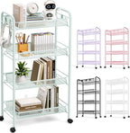 TOOLF 4-Tier Rolling Cart, Metal Utility Cart by TOOLF