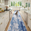 RELEANY Washable Runner 2'6"x12' Abstract Area Rug by RELEANY