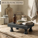 EOSAHR Stylish Rustic Pine Wood Riser Display Stand - Image 4
