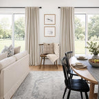 Linen Textured Total Blackout Curtains - Image 6