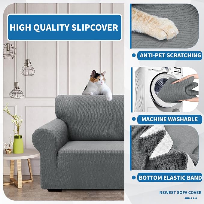 XINEAGE 2026 New Stretch Armchair Covers 1 Piece Chair Slipcovers Chair - Image 6
