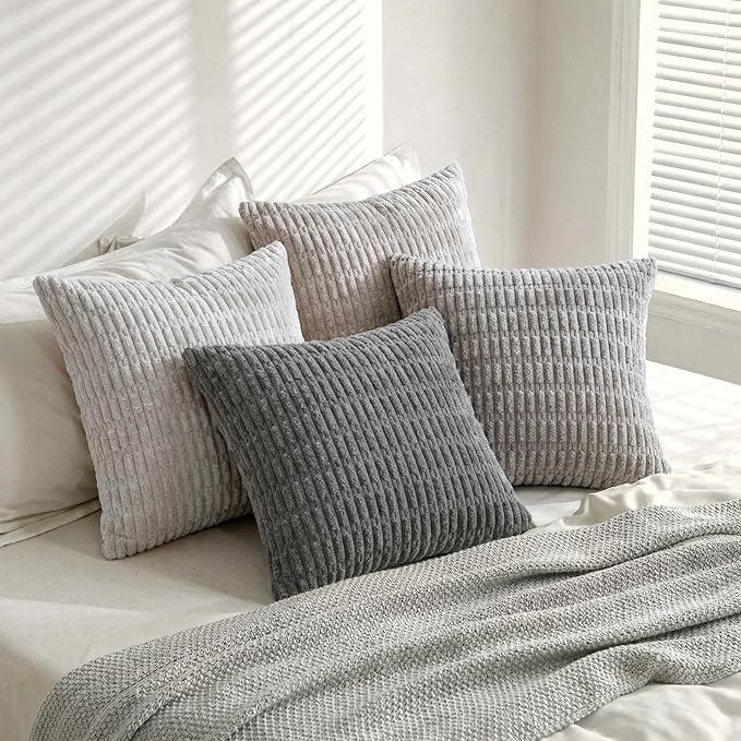 Fancy Homi 4 Packs Decorative Throw Pillow Covers - Image 8