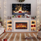 80" LED Lights Electric Fireplace - Image 7