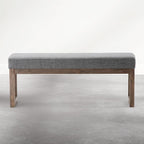 SIMPLIHOME Milltown Large Ottoman Bench - Image 4