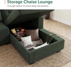 HONBAY Sectional Sleeper Sofa Bed - Image 6