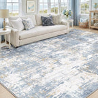 RELEANY Washable 9'x12' Abstract Area Rug - Image 9