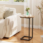 C Shaped End Table, Oval Couch Sofa Side Table - Image 6