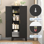 GAIOUS 61.02" Kitchen Pantry Cabinet, Pantry Storage Cabinet - Image 5