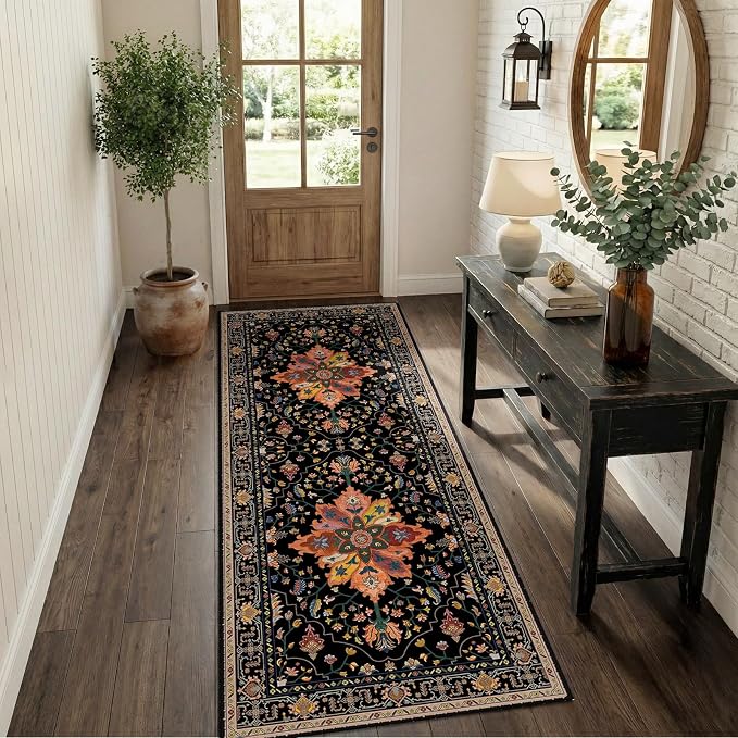 RELEANY Washable Area Rug, Runner 2'x6', Water Repellent, Pet Friendly - Image 4