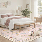 Soalmost Dog 6x9 Pink Area Rugs - Image 3