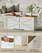 CHOEZON Storage Chest, 47.2" Wooden Storage Trunk, Modern Storage Bench - Image 6