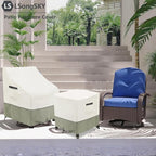 Patio Wicker Side Table Cover, Waterproof Square Patio Small Side Table Cover - Image 6