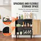 VEVOR Rattan Cabinet, Buffet Cabinet - Image 6