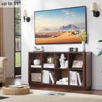 Joaxswe 8 Cube Bookcase, Floor Standing 2-Tier Cubby TV Stand Bookshelf - Image 7